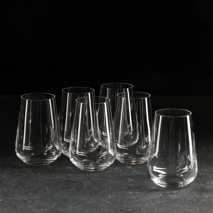 Набор стаканов для воды Bohemia Crystal «Сандра», 380 мл, 6 шт - фото 1 - id-p224490612