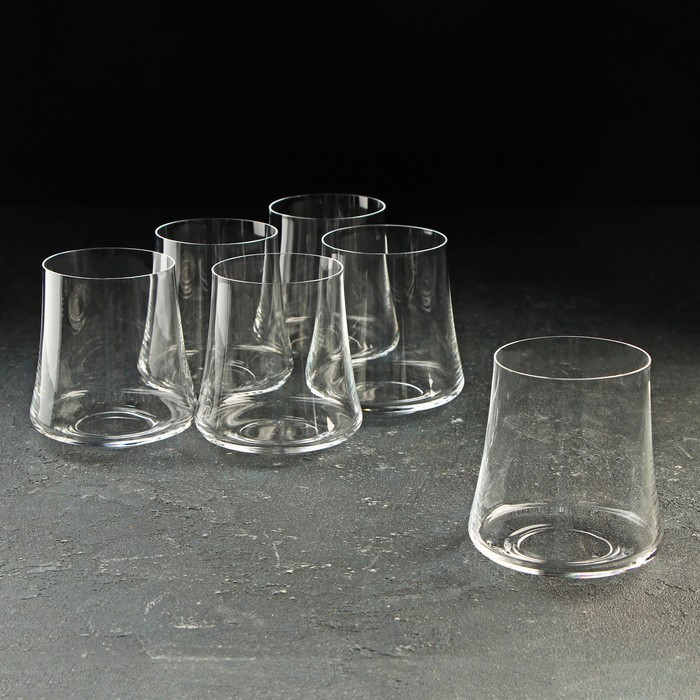 Набор стаканов для виски Bohemia Crystal «Экстра», 350 мл, 6 шт - фото 1 - id-p224490613