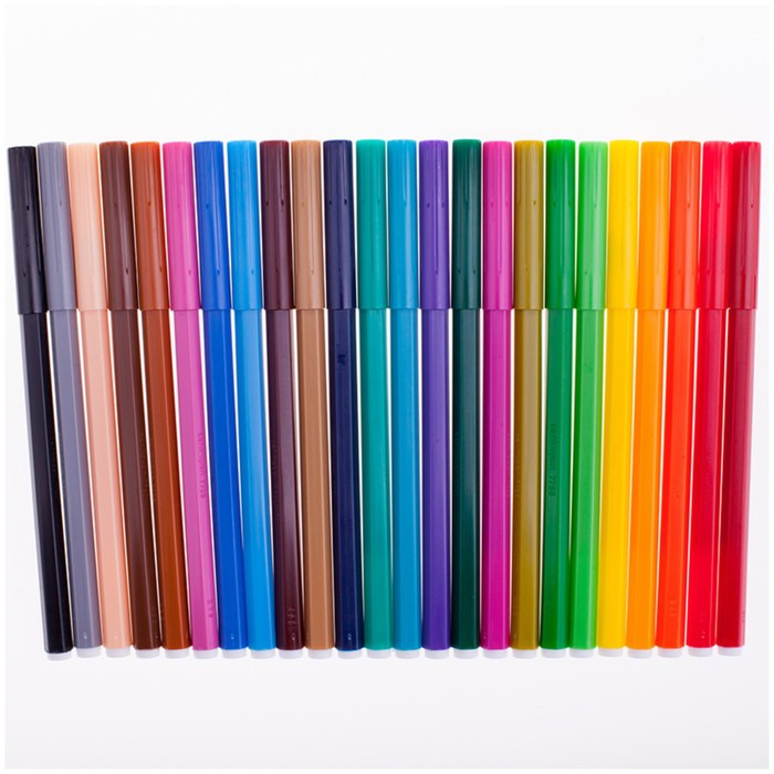 Фломастеры 24 цвета Centropen 7790 "Пингвины" пластиковый конверт, линия 1.0 мм - фото 2 - id-p224490855