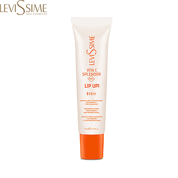 Бальзам для губ с эффектом увеличения объема LeviSsime Vita C Splendor + GPS LIP UP! SPF15