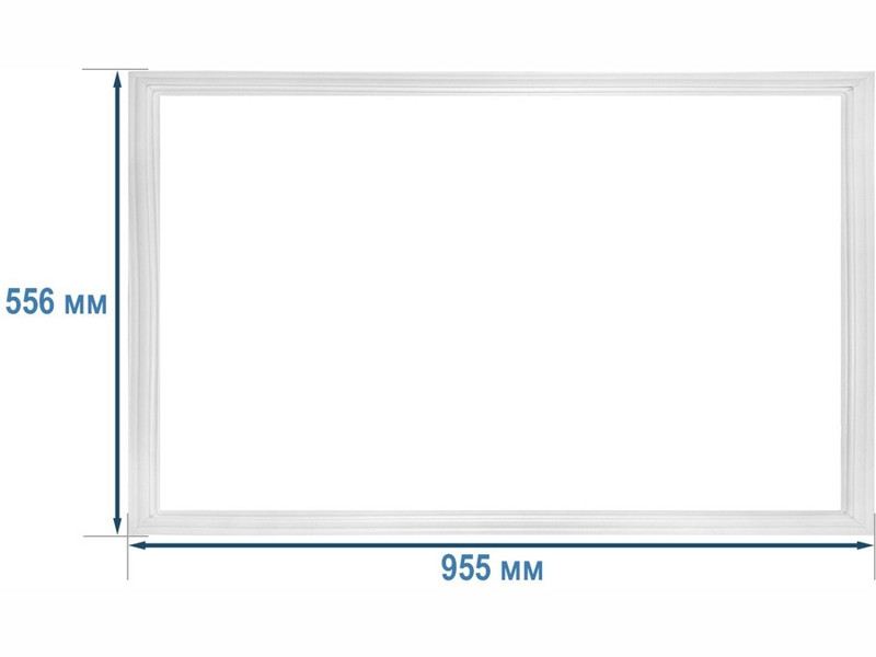 Уплотнительная резина 56х96 см для холодильной камеры холодильника Атлант 769748901508 (крепление в паз) - фото 2 - id-p107125365