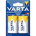 Батарейка D LR20 Varta Energy BL2