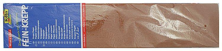 Бумага крепированная Folia красновато-коричневая - фото 1 - id-p224491397