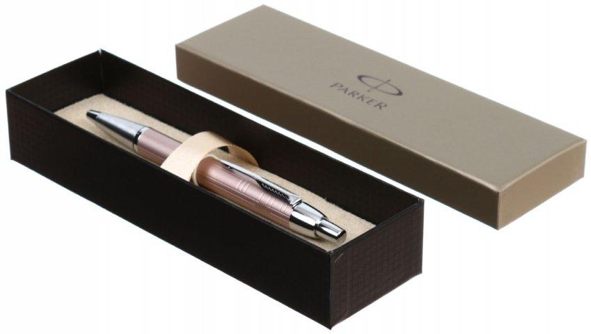 Ручка подарочная шариковая Parker IM Premium K222 Metal Pink CT корпус розовый - фото 2 - id-p224491443