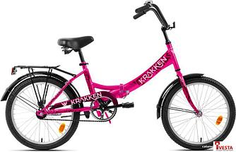 Детские велосипеды Krakken Krabs 1.0 20 2023 (розовый)