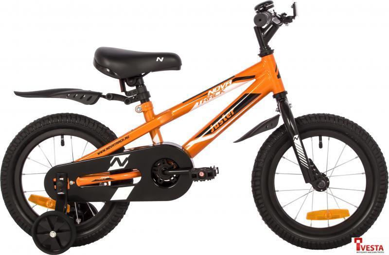 Детские велосипеды Novatrack Juster 14 2023 145JUSTER.OR23 (оранжевый) - фото 7 - id-p224491891