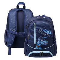 Рюкзак школьный 42 х 29 х 12 см, эргономичная спинка, отделение для ноутбука, Hatber Sreet "Мой друг Дино",
