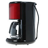 Кофеварка Tefal CM 361Е38, капельная, 1000 Вт, 1.25 л, чёрно-красная, фото 3