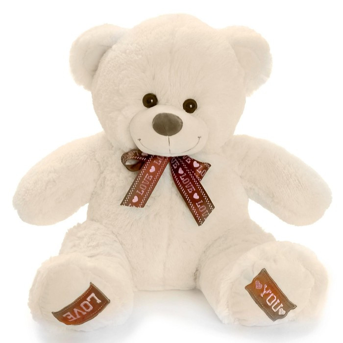 Мягкая игрушка «Медведь Амур» молочный, 70 см - фото 1 - id-p224495623