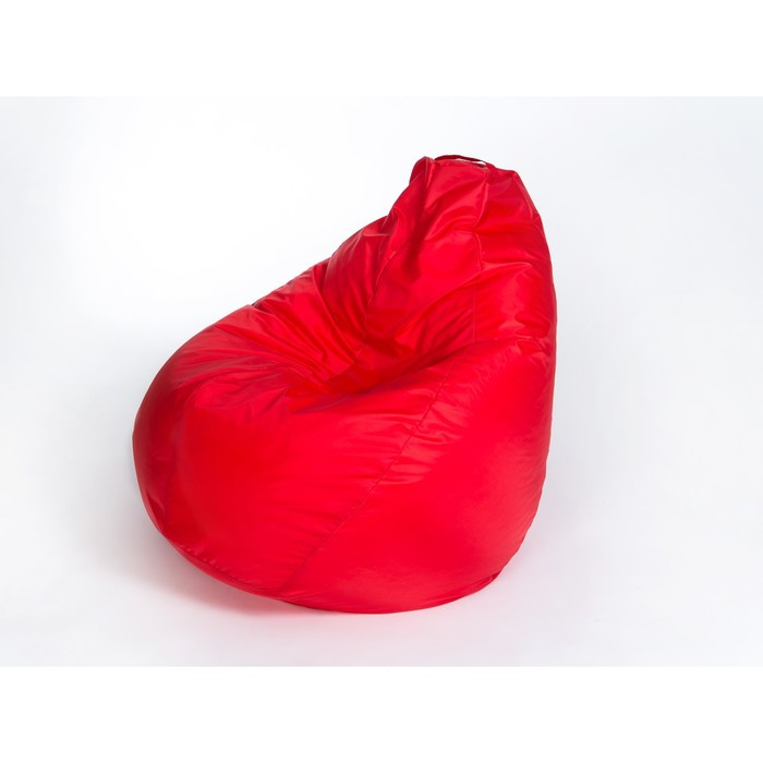 Кресло - мешок «Груша» большая, ширина 90 см, высота 135 см, цвет красный, плащёвка - фото 1 - id-p224495646