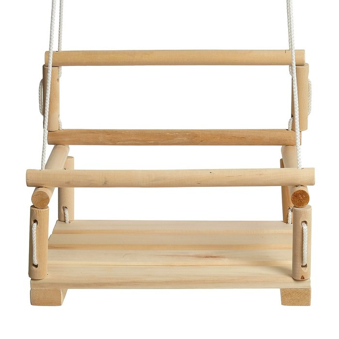 Кресло подвесное деревянное, сиденье 28×28см - фото 2 - id-p224495651