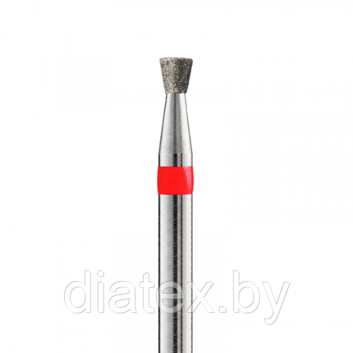 Кристалл, Алмазная фреза (конус обратный), D2,5, L025, красная, 856.104.010.025.025