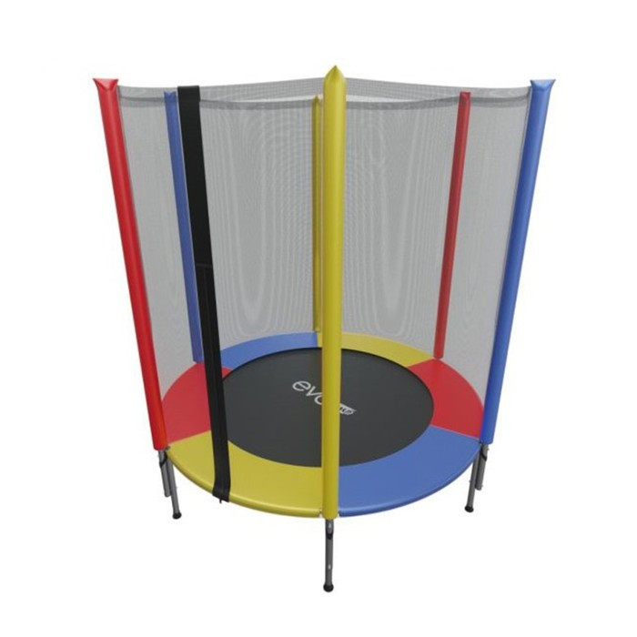 Батут с внешней сеткой EVO JUMP Color, диаметр 4,5ft 140 см - фото 1 - id-p224497499