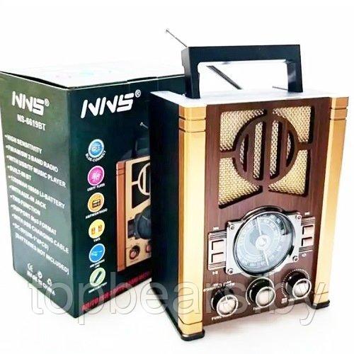 Ретро Радиоприемник NNS NS-6619BT Bluetooth FM/AM/SW USB MicroSD - фото 1 - id-p224497527