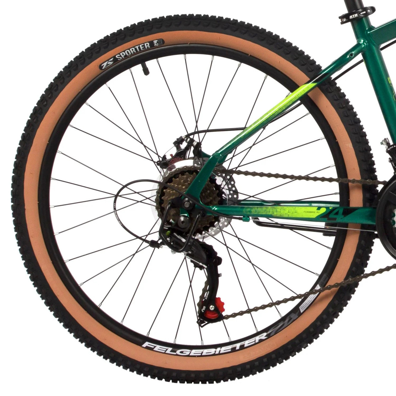 Велосипед Stinger Caiman 24 р.12 Зеленый (24SHD.CAIMAN.12GN4) - фото 4 - id-p224497868