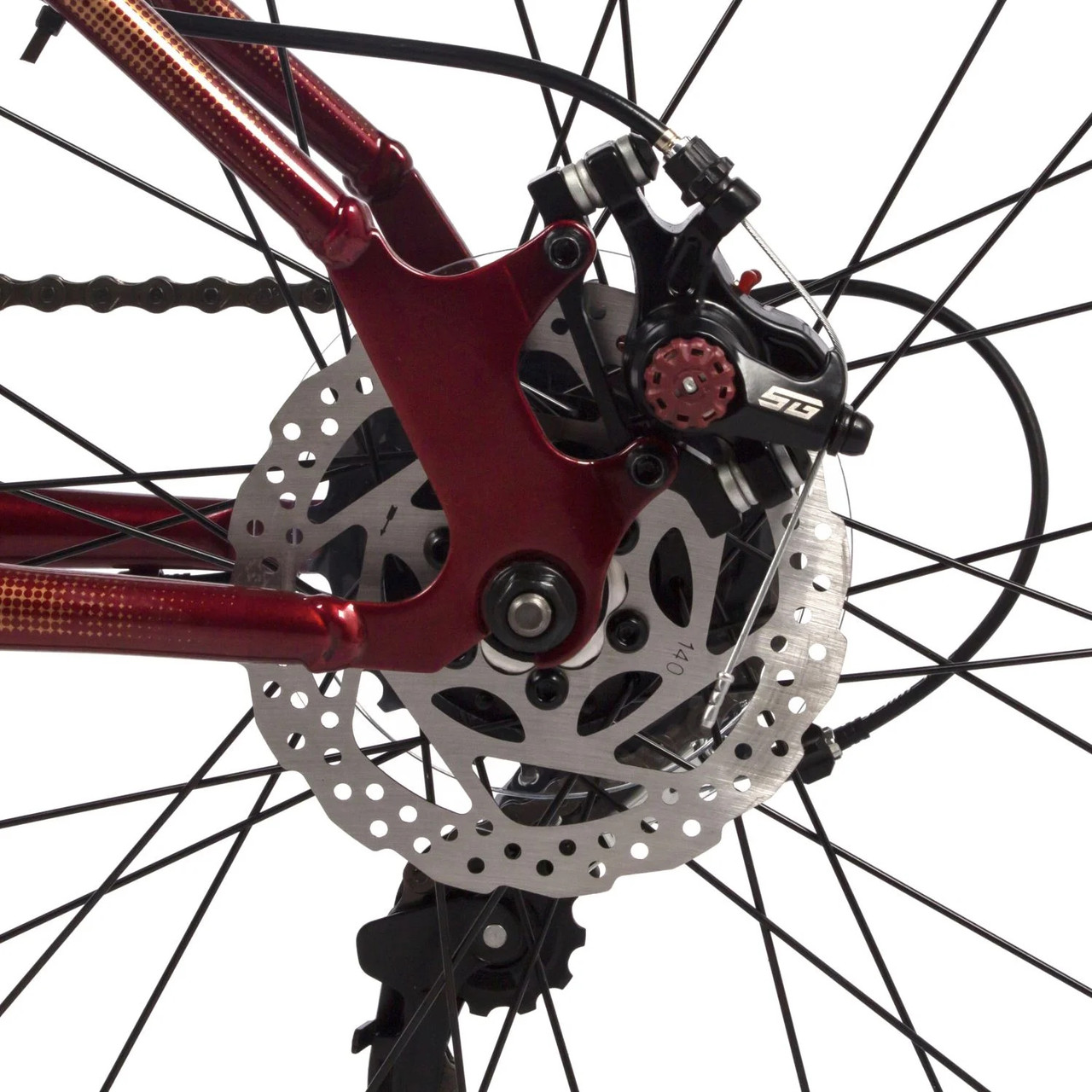 Велосипед Stinger Caiman 24 р.12 Красный (24SHD.CAIMAN.12RD4) - фото 3 - id-p224497869