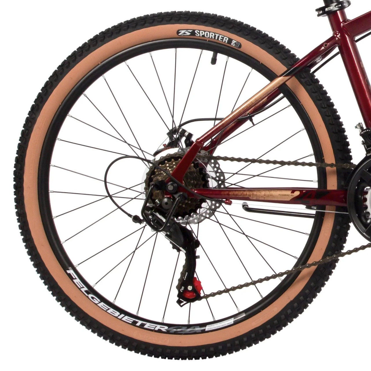 Велосипед Stinger Caiman 24 р.12 Красный (24SHD.CAIMAN.12RD4) - фото 4 - id-p224497869
