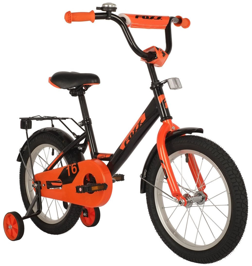 Детские велосипеды Foxx Simple 16 2021 (черный) 163SIMPLE.BK2