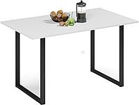 Кухонный стол Soma Tako 120x70 (белый/черный)