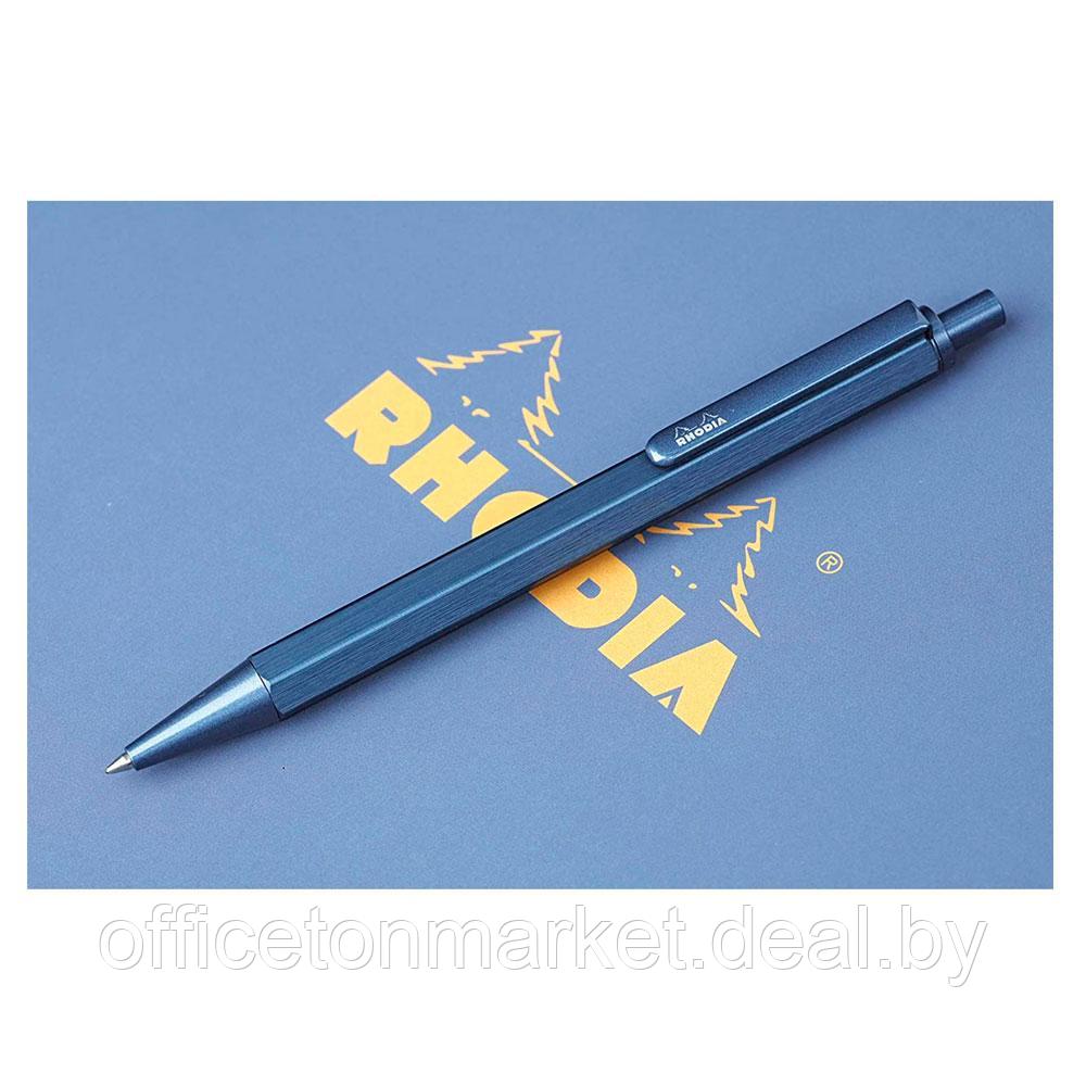 Ручка шариковая автоматическая "scRipt", 0.7 мм, темно-синий, стерж. черный - фото 2 - id-p224495048