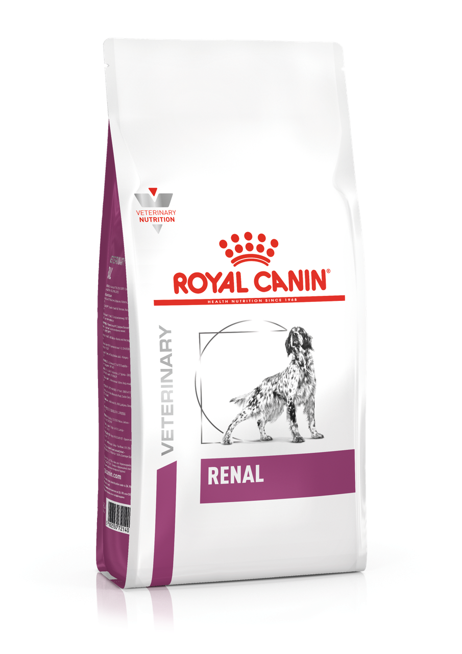 Сухой корм-диета Royal Canin Renal для поддержания функции почек у собак 2кг.