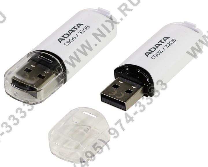 ADATA Classic C906 AC906-32G-RWH USB2.0 Flash Drive 32Gb - фото 1 - id-p224500135