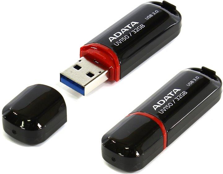 ADATA UV150 AUV150-32G-RBK USB3.0 Flash Drive 32Gb - фото 1 - id-p224500137