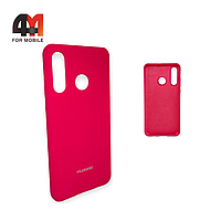 Чехол Huawei P30 Lite/Nova 4E/Honor 20S Silicone Case, ярко-розового цвета