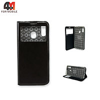 Чехол книга для Samsung A20/A30 черного цвета, Case