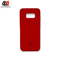 Чехол Samsung S8 Plus силиконовый, матовый, красного цвета, Cherry