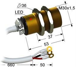 Индуктивный бесконтактный датчик PS2A-30M53-10B31-Z