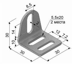 Кронштейн для крепления цилиндрического датчика с резьбой М8 PS9K-08M-3S3