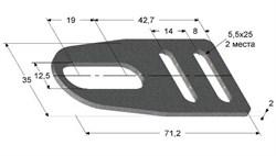 Кронштейн для крепления цилиндрического датчика с резьбой М12 PS9K-12M-4S3 - фото 1 - id-p224502986