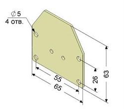 Кронштейн для крепления прямоугольного датчика исполнения 32 (50х30х15) PS9K-32-91S