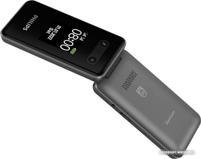 Кнопочный телефон Philips Xenium E2602 (темно-серый) - фото 3 - id-p224504009