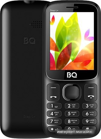 Мобильный телефон BQ-Mobile BQ-2440 Step L+ (черный) - фото 1 - id-p224504022