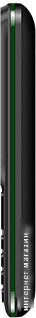 Мобильный телефон BQ-Mobile BQ-2440 Step L+ (черный/зеленый) - фото 2 - id-p224504024