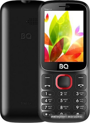 Мобильный телефон BQ-Mobile BQ-2440 Step L+ (черный/красный), фото 2