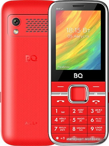 Мобильный телефон BQ-Mobile BQ-2448 Art L+ (красный) - фото 1 - id-p224504029