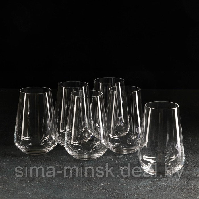 Набор стаканов для воды Bohemia Crystal «Сандра», 380 мл, 6 шт - фото 1 - id-p224504438