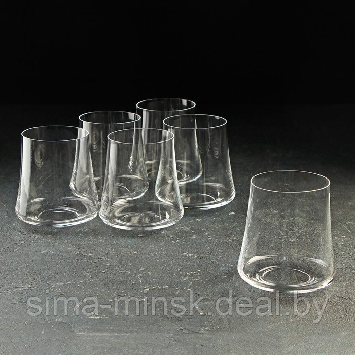 Набор стаканов для виски Bohemia Crystal «Экстра», 350 мл, 6 шт - фото 1 - id-p224504439