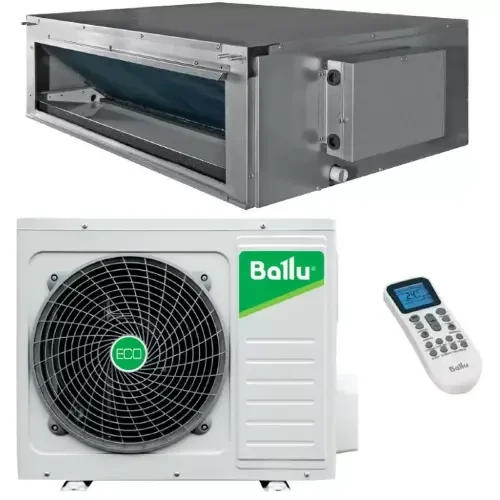 Комплект Ballu Machine BLCI_D-18HN8/EU инверторной сплит-системы, канального типа\5 кВт\ 55 м.кв - фото 1 - id-p224505136