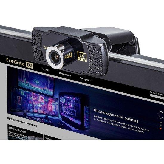 Веб-камера ExeGate BusinessPro C922 2K - фото 2 - id-p224504682