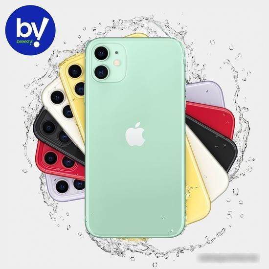 Apple iPhone 11 64GB Восстановленный by Breezy, грейд A (зеленый) - фото 4 - id-p224504823
