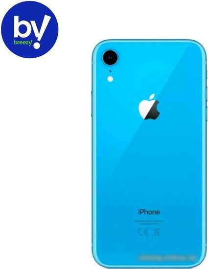 Смартфон Apple iPhone XR 64GB Воcстановленный by Breezy, грейд B (синий) - фото 2 - id-p224504843