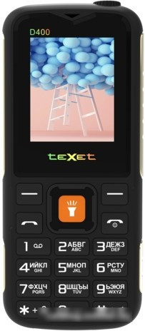 Кнопочный телефон TeXet TM-D400 (черный) - фото 2 - id-p224504866