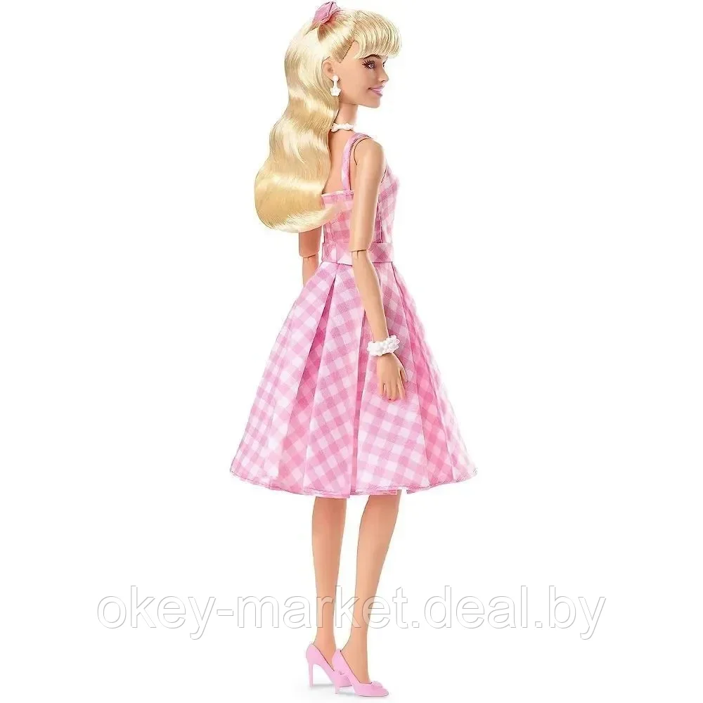 Кукла Barbie The Movie в клетчатом платье HPJ96 - фото 3 - id-p224505731
