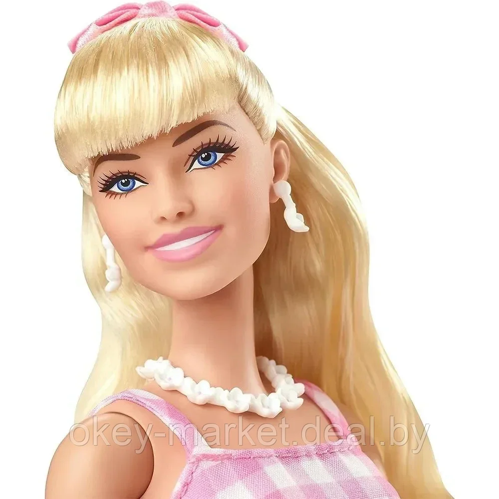 Кукла Barbie The Movie в клетчатом платье HPJ96 - фото 4 - id-p224505731