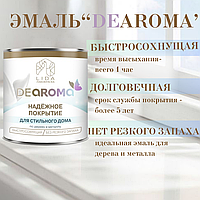 Эмаль быстросохнущая "DeAroma" цвета в ассортименте (ЦЕНА ДЛЯ ЮРИДИЧЕСКИХ ЛИЦ)