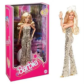 Кукла Barbie The Movie в золотом комбинезоне HPJ99